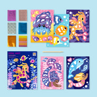 Tiger Tribe Foil Art - Ocean Magic