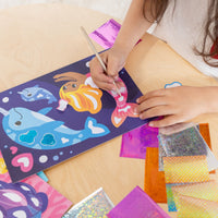 Tiger Tribe Foil Art - Ocean Magic