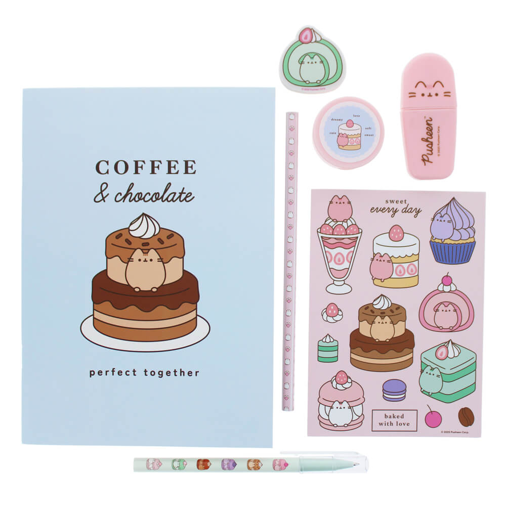 Pusheen Sweets Super Stationery Set (2025 New!)| Dreampiece