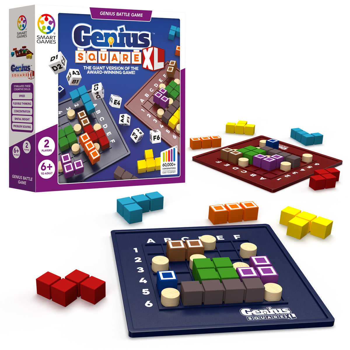 Smart Games Genius Square XL Extra Large (2024 NEW!) Dreampiece
