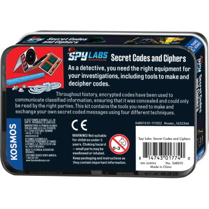 Jeu De Rôle Enquête Kosmos 632366 DREI Code Secret Gadget Noir Jeu De Rôle Enquête Kosmos 632366 DREI Code Secret Gadget Noir