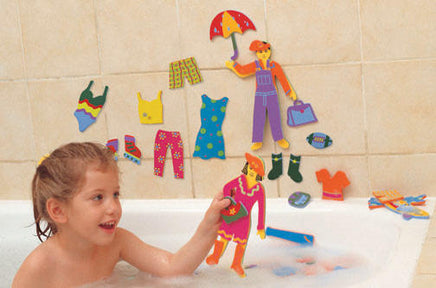 Edushape TubFun - Magic Creations: Splashing Fashion (w/ Storage Net) - Dreampiece Educational Store