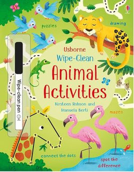 Usborne's Wipe-clean Animal Activities