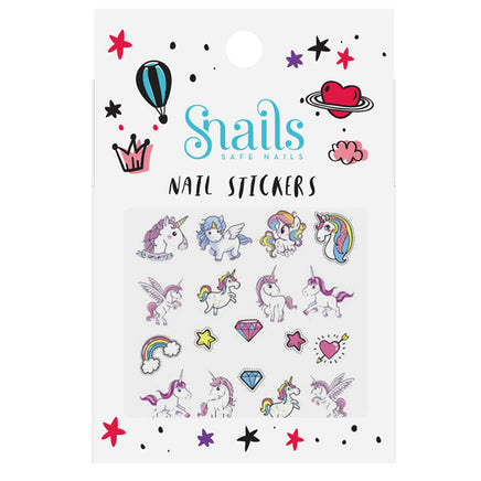 Snails Nail Sticker - Unicorn - Dreampiece Educational Store