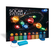 4M Kidzlabs - Tableau d'affichage lumineux du système solaire 3D
