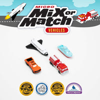 Jouets populaires MICRO Mix ou Match Vehicles mini Set 1 (2023 NOUVEAU !)