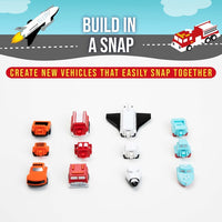 Popular Playthings MICRO Mix or Match Vehicles mini Set 1