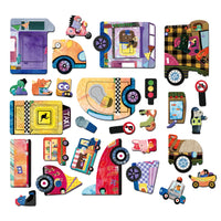 mierEdu Travel Magnetic Box - Cars (New!)