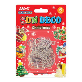 Amos Suncatchers - Christmas (6x small Christmas themed Suncatchers)