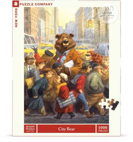 NYPC Peter de Sève 1000 Pc Puzzle - City Bear