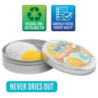 Crazy Aaron's - Eggcellent (Thinking Putty 4" Tin) (New!) - Dreampiece Educational Store