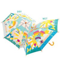 Floss & Rock Large Colour Changing Umbrella - Rainbows (New!)