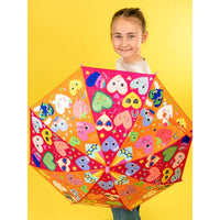 Floss & Rock Large Colour Changing Umbrella - Hearts (New!)