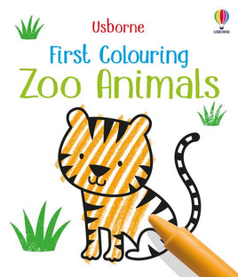 Usborne - First Colouring Zoo Animals