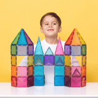 Connetix Glitter Castle Pack 48 pc (2025 NEW!)