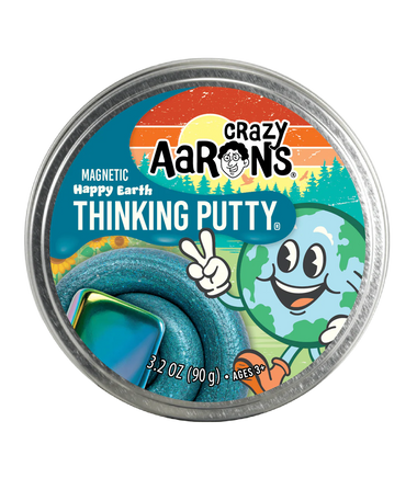 Crazy Aaron's - Happy Earth Magnetic (Thinking Putty 4" Tin) (New!) - Dreampiece Educational Store