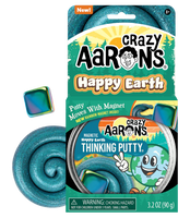Crazy Aaron's - Happy Earth Magnetic (Thinking Putty 4" Tin) (New!) - Dreampiece Educational Store