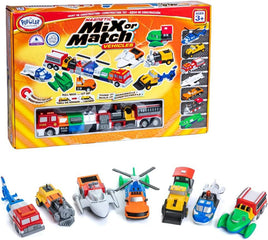 Popular Playthings Magnetic Mix or Match Vehicles JUMBO SET 2 (Orange) 2025 New!