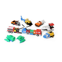 Popular Playthings Magnetic Mix or Match Vehicles JUMBO SET 2 (Orange) 2025 New!