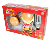 Popular Playthings Magnetic Build & Grill Burger Set
