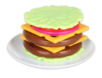 Popular Playthings Magnetic Build & Grill Burger Set