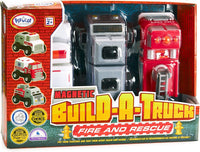 Popular Playthings Magnetic: Build a Truck Fire & Rescue