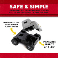 Popular Playthings Magnetic: Build a Truck Fire & Rescue
