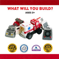 Popular Playthings Magnetic: Build a Truck Fire & Rescue