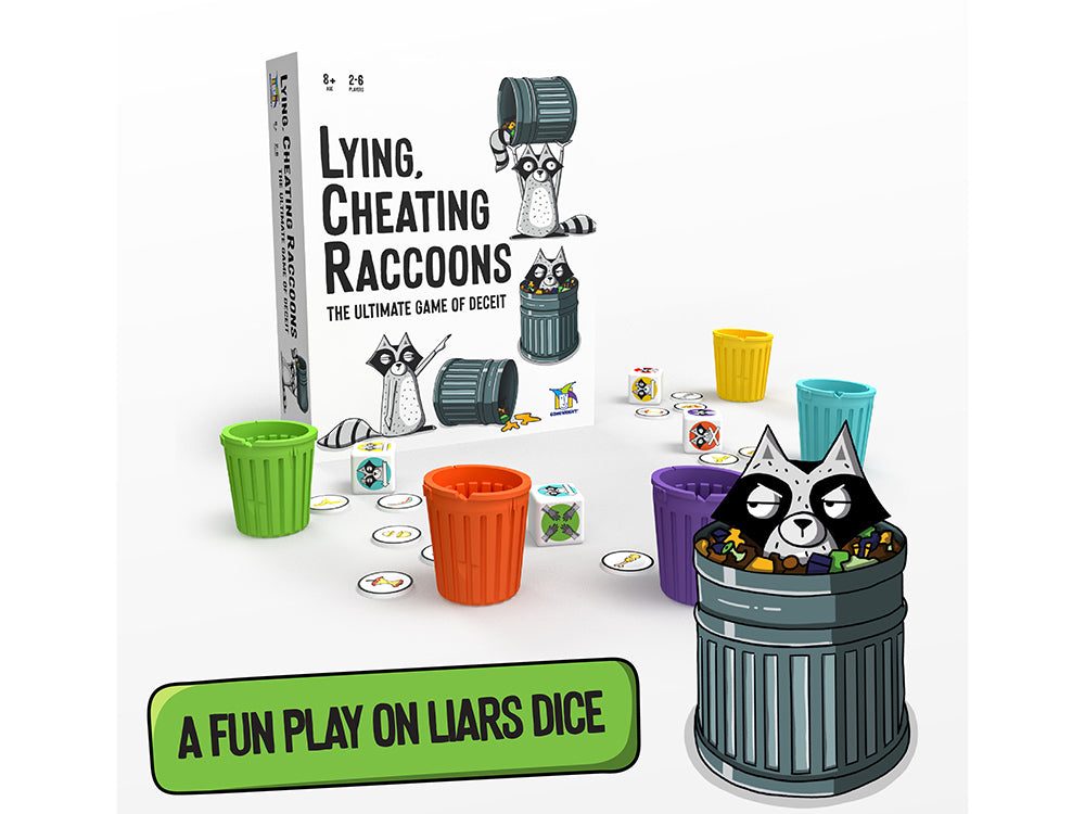 Gamewright - Lying, Cheating Raccoons Game| Dreampiece Educational Store