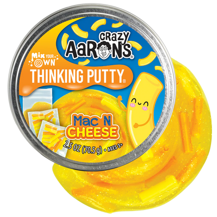 Crazy Aaron's - Mac & Cheese Mix It (Thinking Putty 4" Tin) (New!) - Dreampiece Educational Store