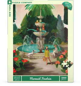 NYPC Janet Hill 1000 Pc Puzzle - Mermaid Fountain