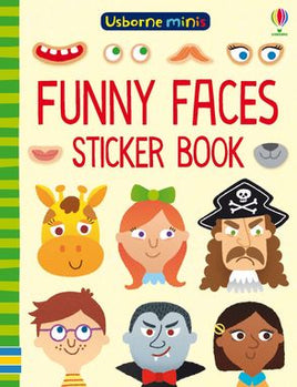 Usborne - Mini Livres Livre d'autocollants Funny Faces