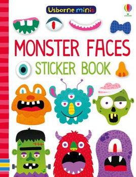 Usborne - Mini Livres Livre d'autocollants Monster Faces