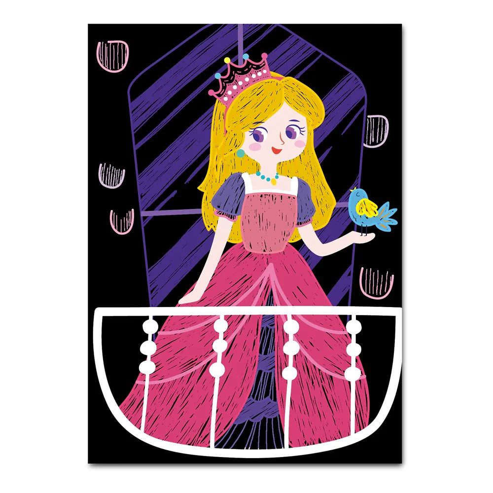 Avenir Mini Scratch Book - Princess| Dreampiece Educational Store