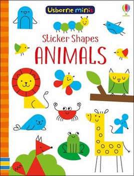 Usborne - Mini Books Sticker Shapes Animals