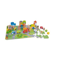 Fat Brain - My Town Block Set 100 pcs