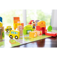 Fat Brain - My Town Block Set 100 pcs