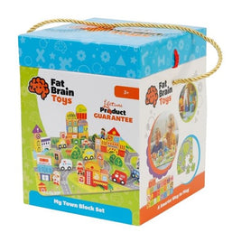 Fat Brain - My Town Block Set 100 pcs