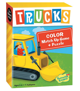 Peaceable Kingdom - Trucks Colour | Match Up Game