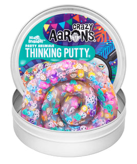 Crazy Aaron's - Party Animals (Thinking Putty 4" Tin) (New!)