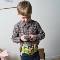 Dantoy - Playful Wood - Tool Belt - 11 pcs (2025 New!)