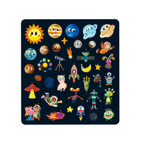 mierEdu Jelly Stickers- Space Explorer (2025 New!)