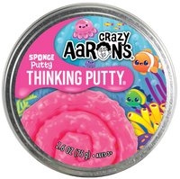 Crazy Aaron's - Sponge Putty (Thinking Putty 4" Tin) (New!) - Dreampiece Educational Store