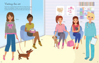 Usborne - Sticker Dolly Dressing Dogs and Puppies