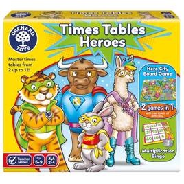 Orchard Toys- Times Tables Heroes Game