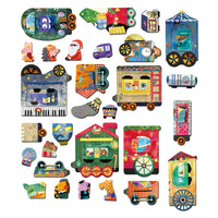 mierEdu Travel Magnetic Box - Trains (New!)