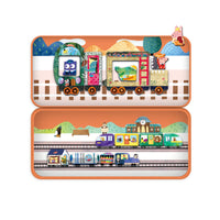 mierEdu Travel Magnetic Box - Trains (New!)