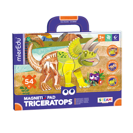 mierEdu Magnetic Pad - Triceraptors