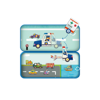 mierEdu Travel Magnetic Box - Vehicles (New!)
