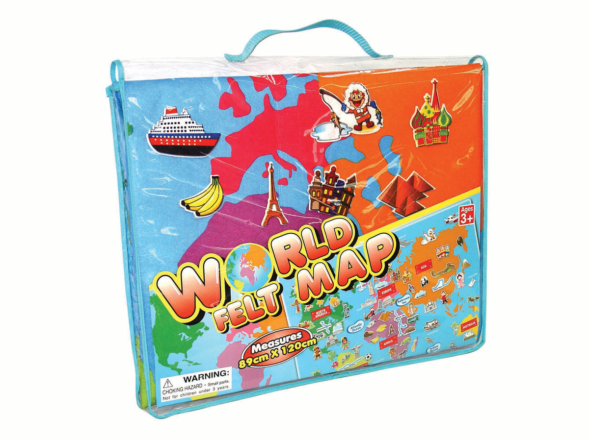 Felt Creations - World Felt Map| Dreampiece Educational Store